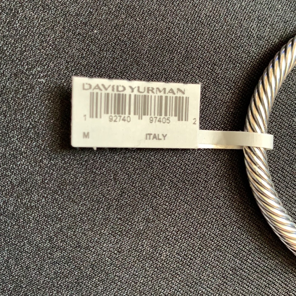 DAVID YURMAN BLUE TOPAZ Cable Classic Bracelet - Picture 8 of 9